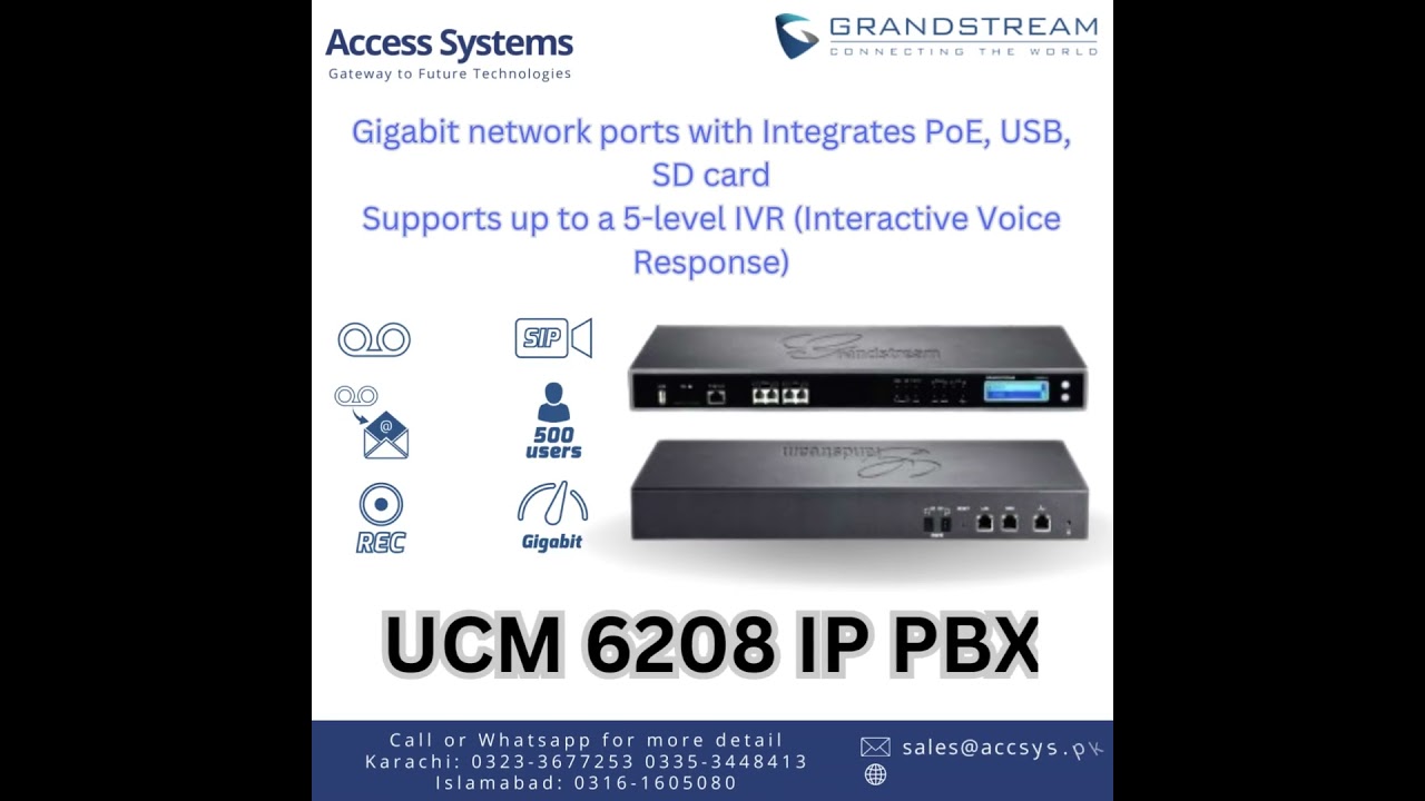 Grandstream UCM6208 Series IP PBX