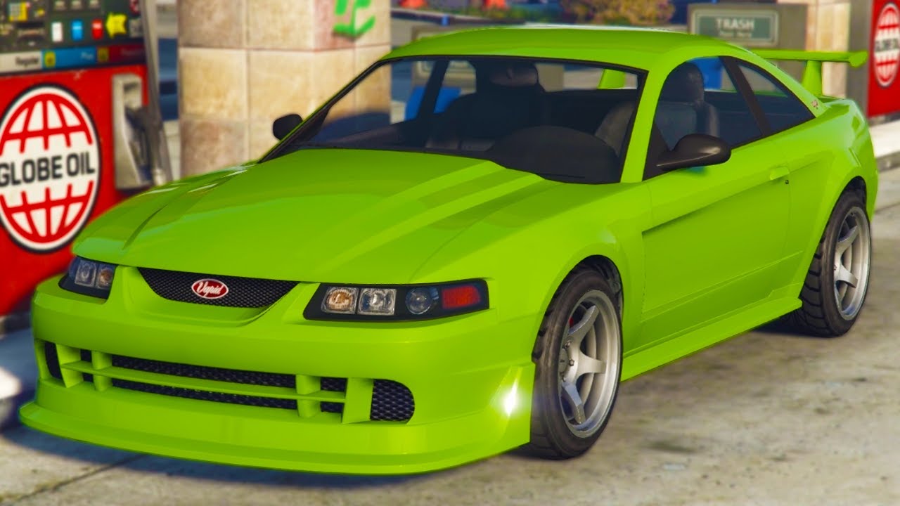 NIEUWE MUSTANG WELKE GEEN ECHTE MUSTANG IS MAAR WEL MOOI! (GTA V Los Santos Tuner DLC)