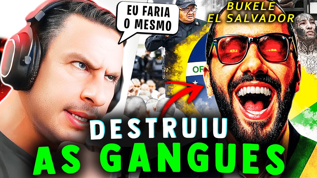 SUPER XANDÃO REAGINDO - O BRASIL PRECISA DE UM BUKELE? EL SALVADOR ACABOU COM SUAS GANGUES | ABRAHAM