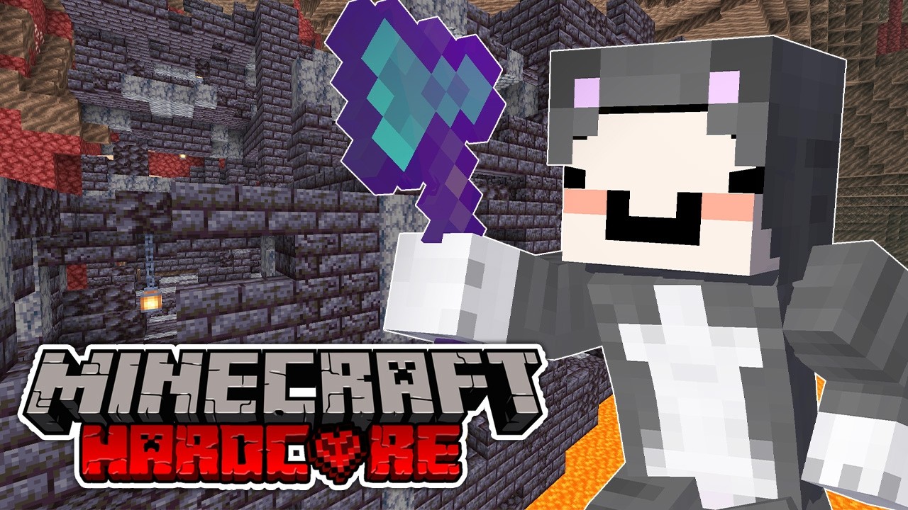 【マイクラ】ついに終了！？強気でピグリン要塞に攻め込むもまさかの結果に…【気ままにハードコア生活】#3