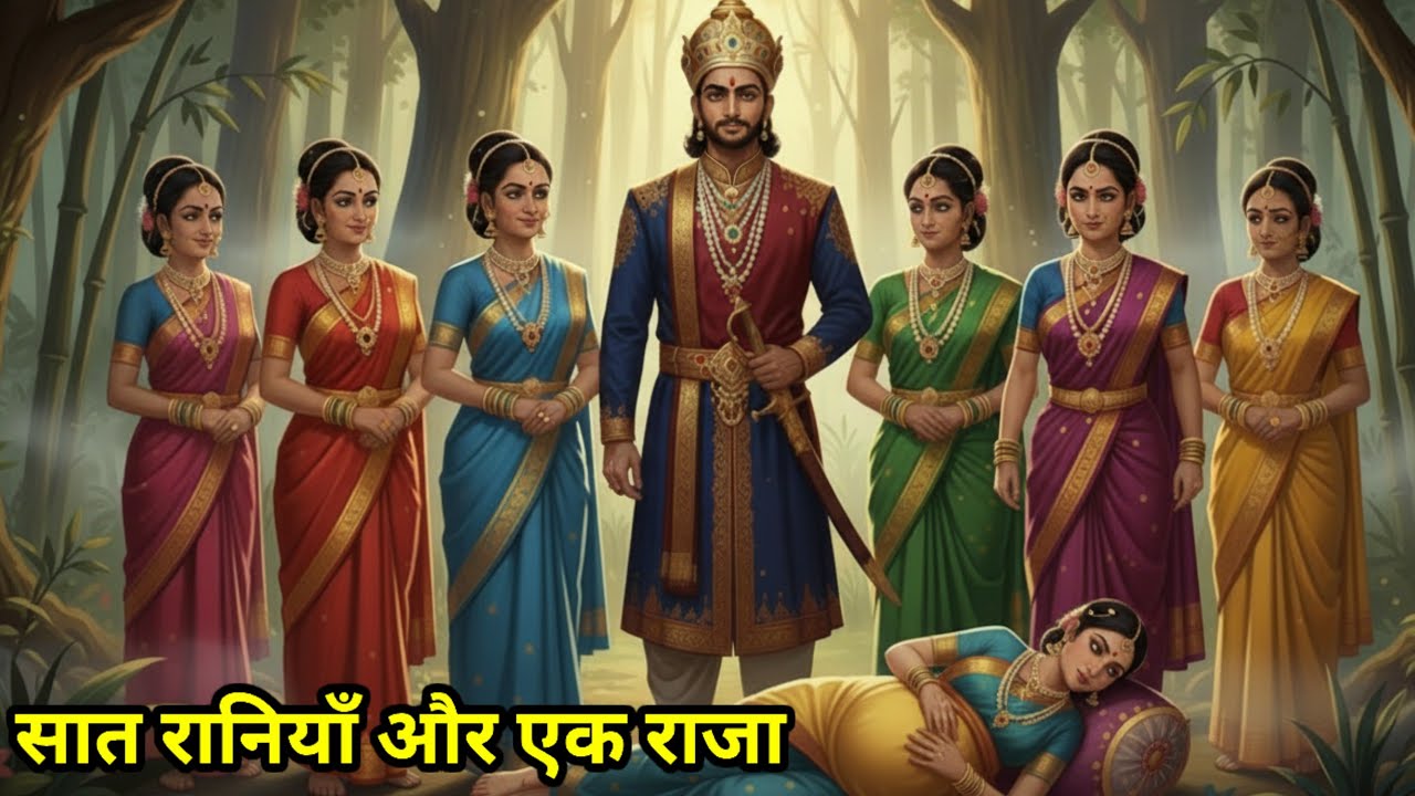 सात रानियाँ और एक राजा | Seven queens and one king