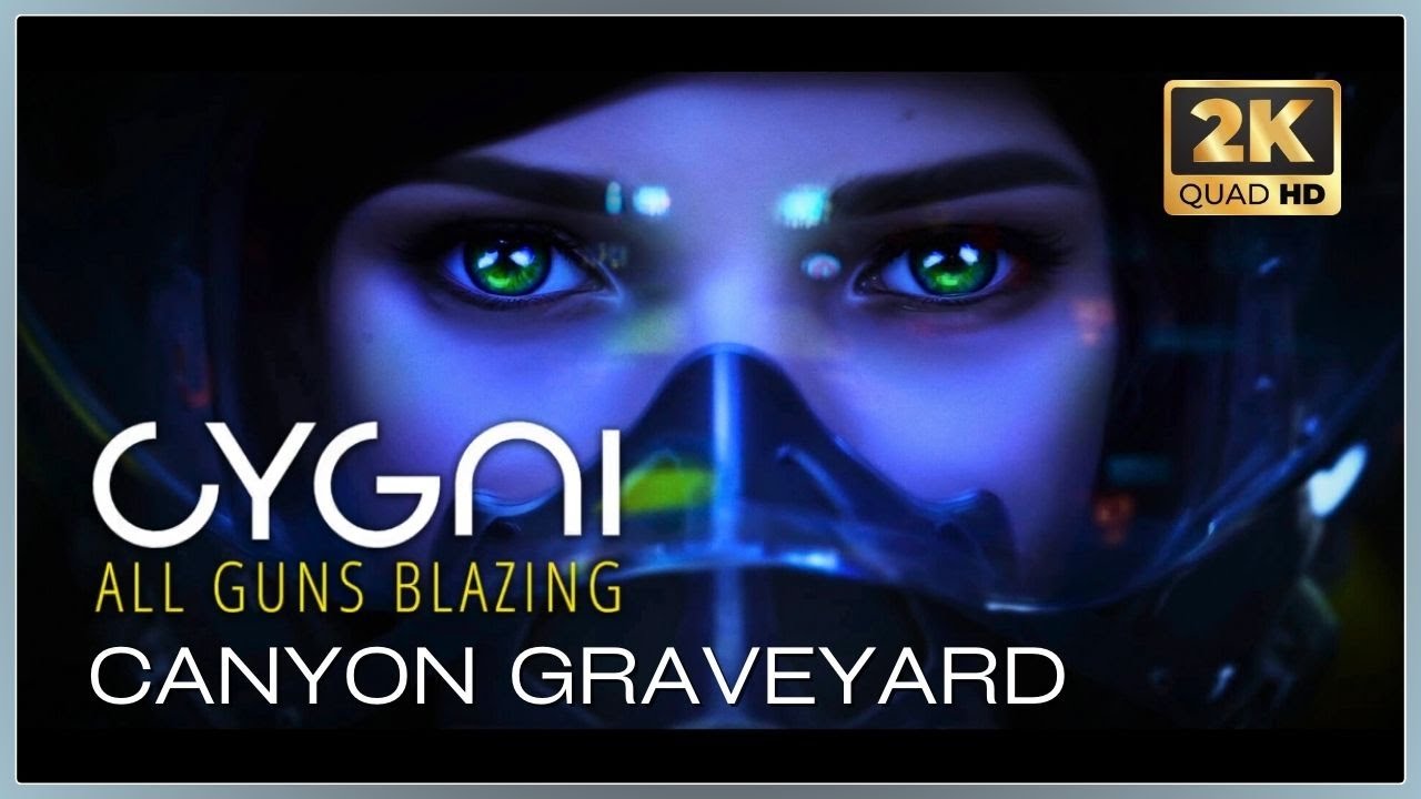 CYGNI: All Guns Blazing Gameplay Walkthrough Stage 2 CANYON GRAVEYARD