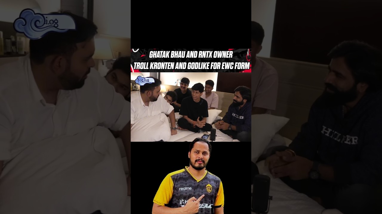 Ghatak Bhau And Rntx Owner Troll Kronten And Godlike For EWC FORM👀#kronten #godlike #rntx #ghatak