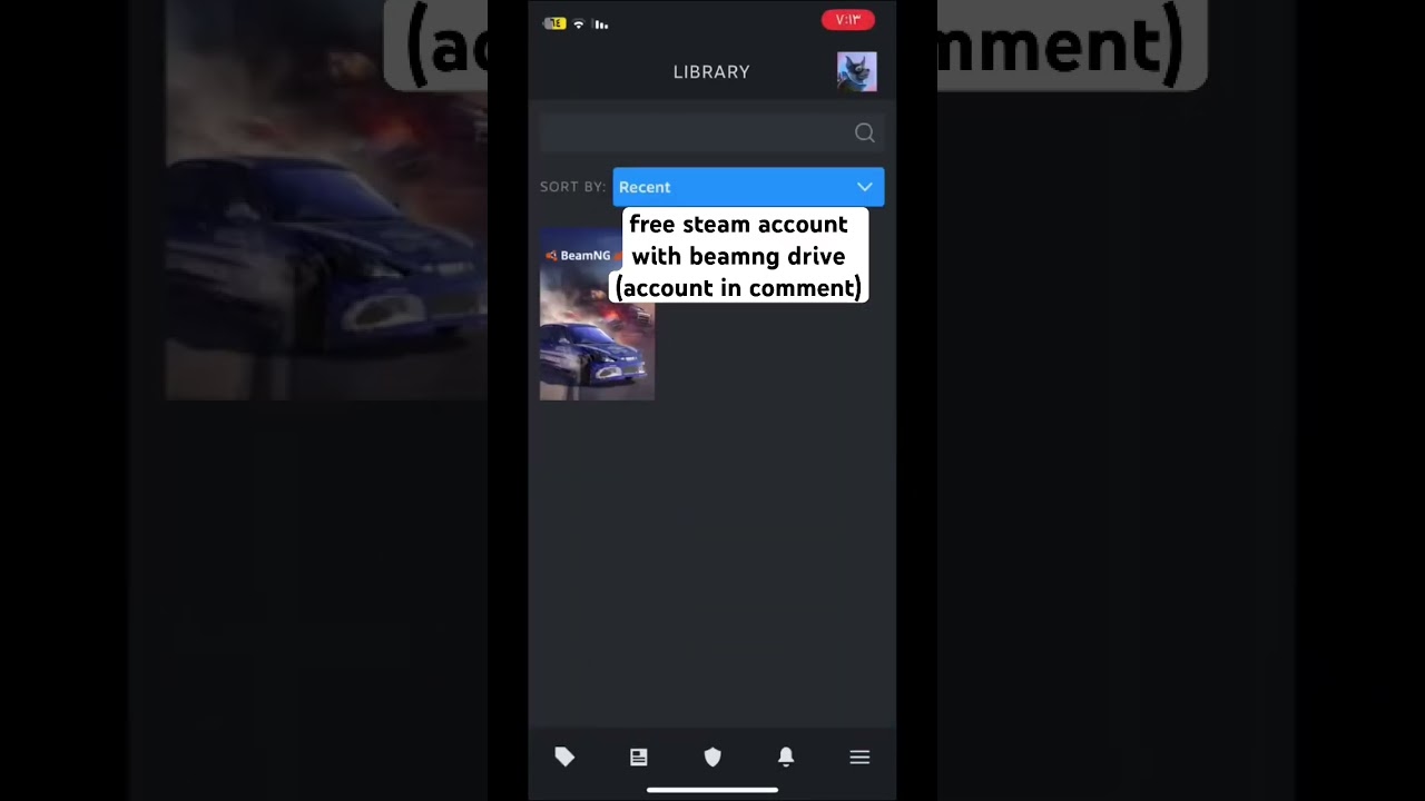 free steam account with beamng drive (account in comment)