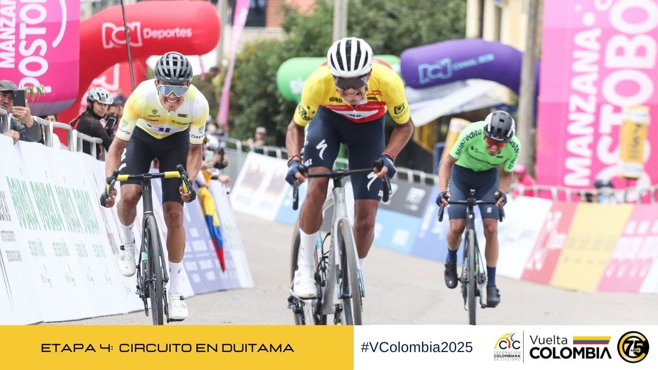 🎥 Resumen Etapa 4 – Vuelta a Colombia 2025 - 75 años | Circuito en Duitama