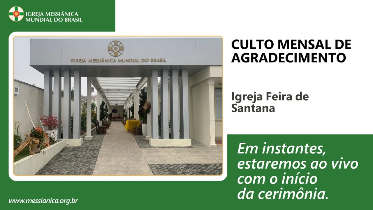 Culto de Mensal de Agradecimento | Igreja Feira de Santana - 09/11/2025