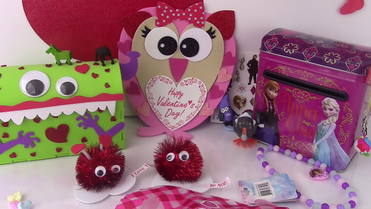 Disney Frozen Valentines Day With Surprise Eggs | Fun Stories For Kids