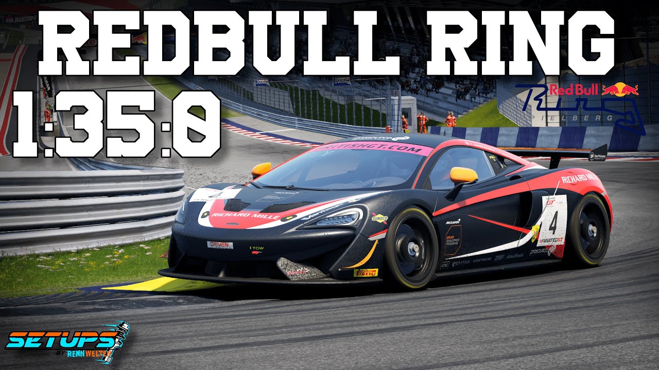 RedBull Ring Spielberg 1:35:0 - Mclaren 570S GT4 - RennWelten Setups - Assetto Corsa Competizione