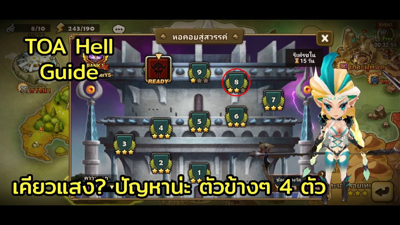 [Summoners War] TOA Hell Jan 2022 F8