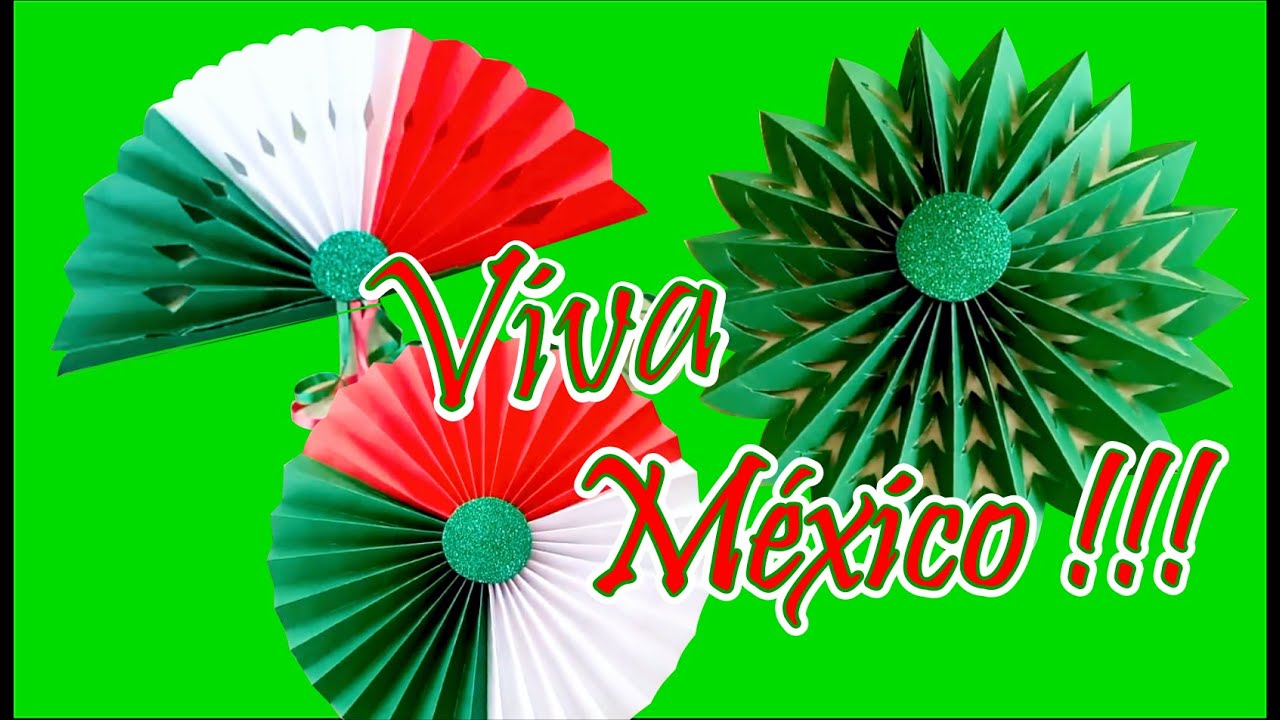 Manualidades / Diy / Adornos Patrios Para El 15 De Septiembre
