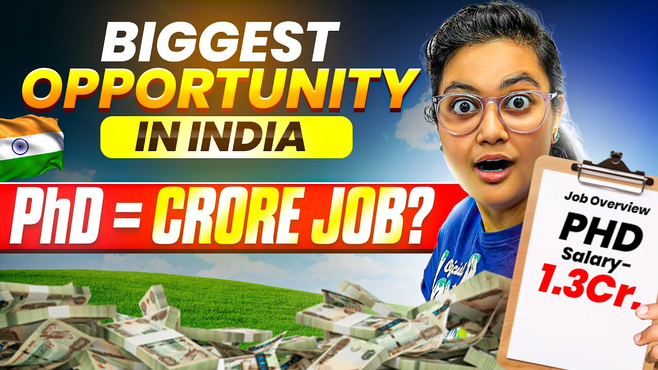 BIGGEST OPPORTUNITY IN INDIA ✅ 1.3 Cr PhD JOBS? 😱 JRFAdda