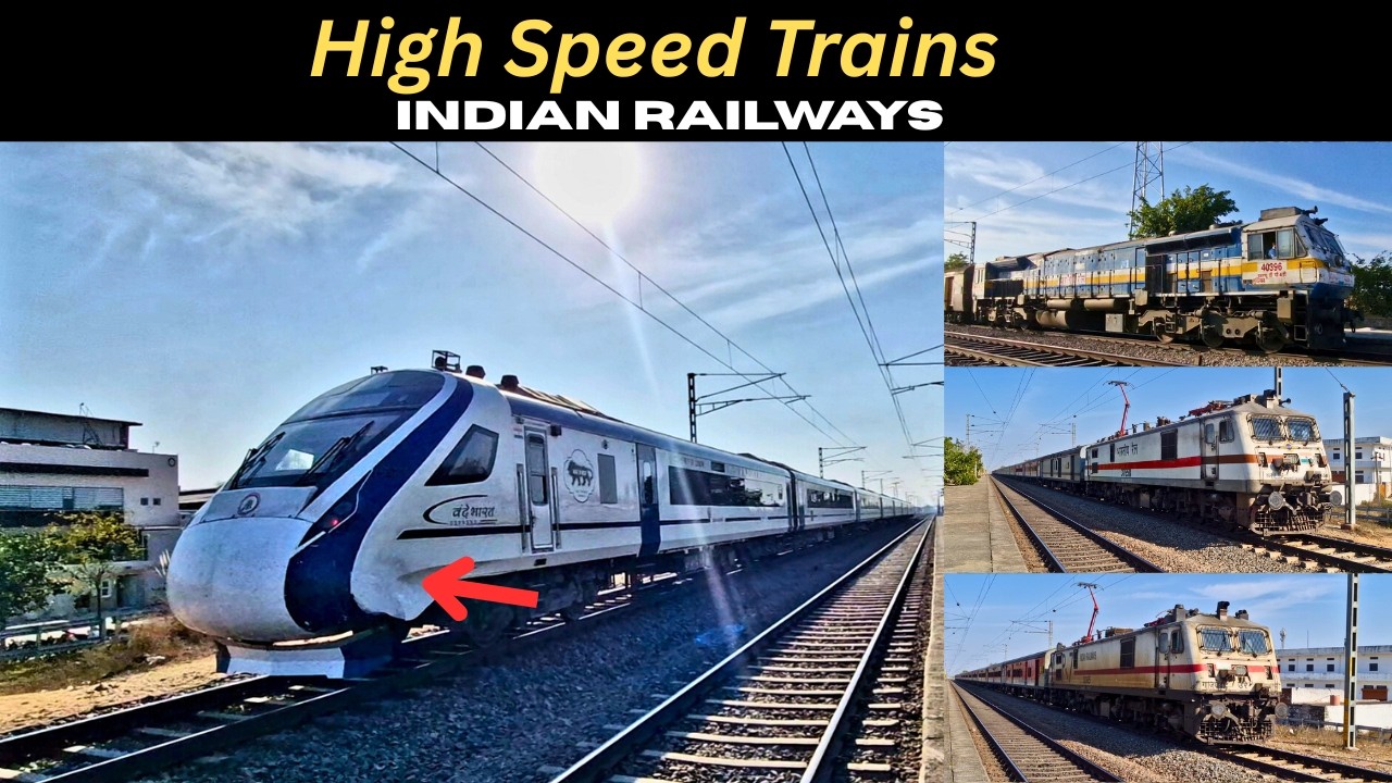 high speed trains | Indian Railways | vande bharat express❤ Jaipur Phulera Route@jaipurjunction