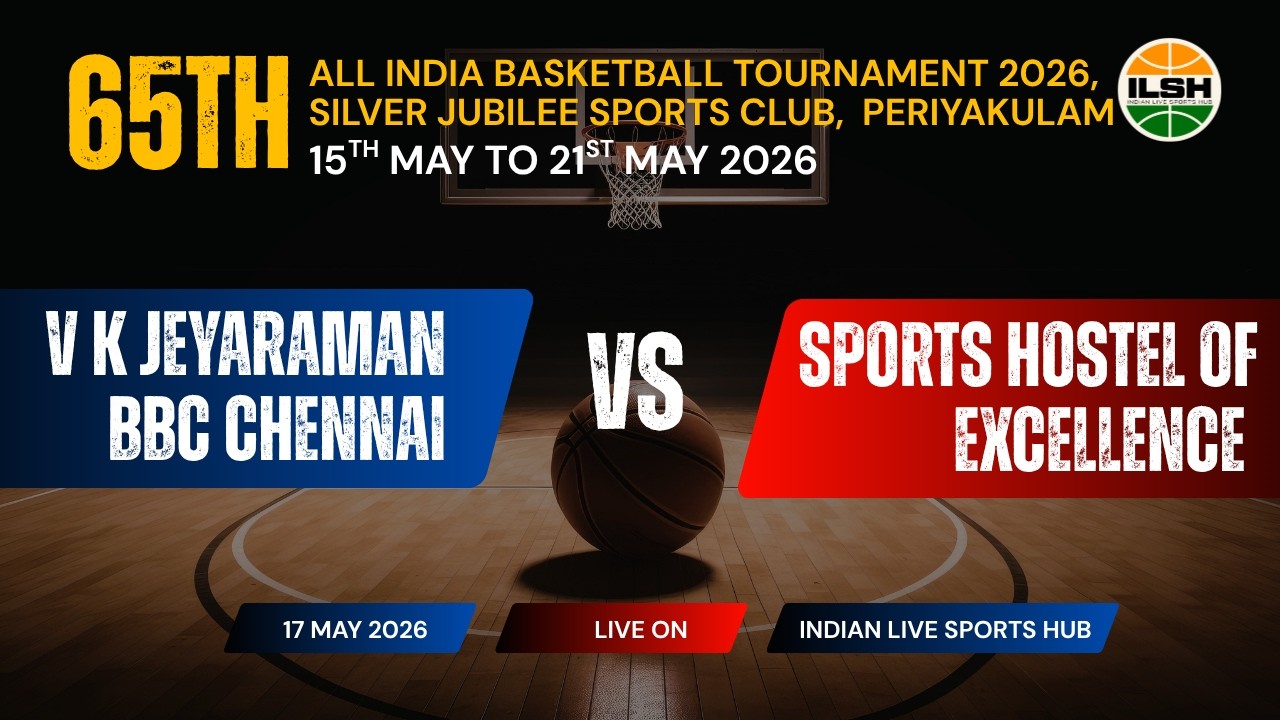 V K JEYARAMAN BBC CHENNAI ПРОТИВ SPORTS HOSTEL OF EXCELLENCE || 65-Й ВСЕИНДИЙСКИЙ 🏀 ТУРНИР, ПЕРИЯ...