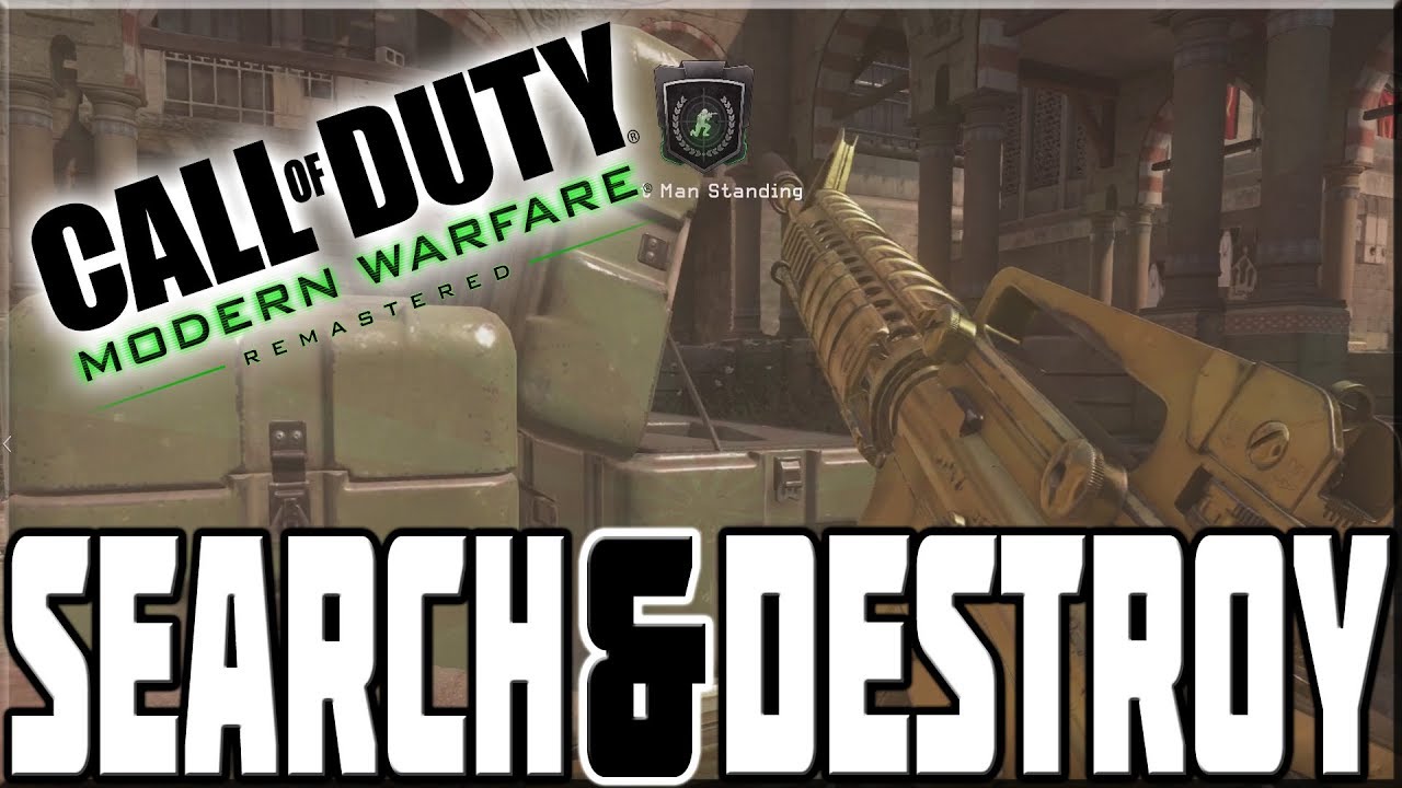 SEARCH & DESTROY ON MODERN WARFARE REMASTERED!