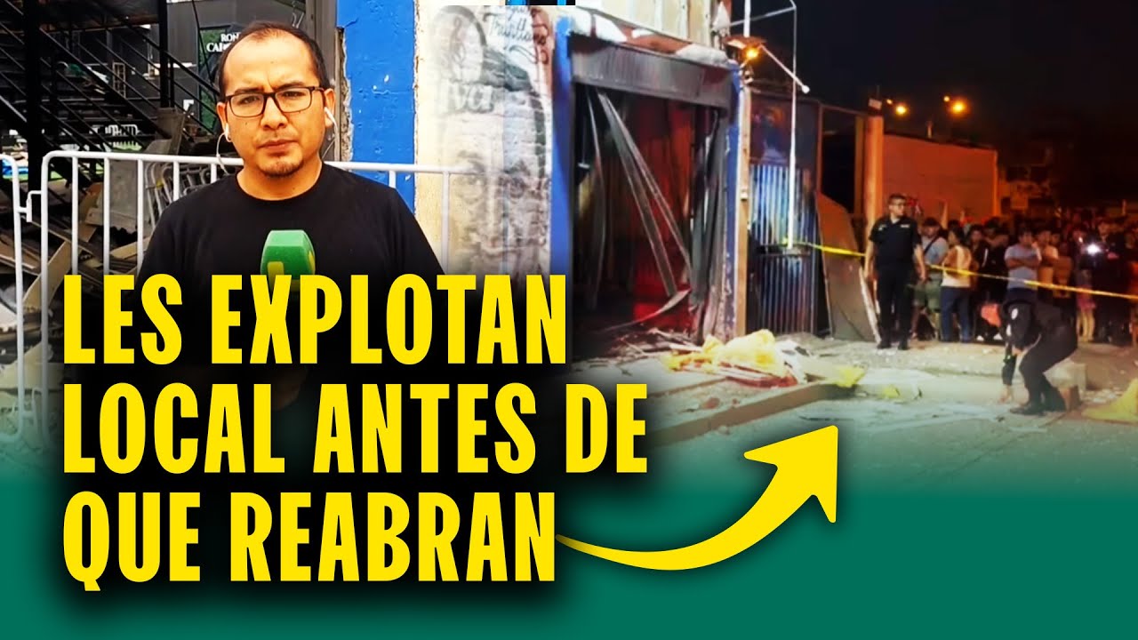 Discoteca iba a reabrir, pero sufre atentado con explosivo: 