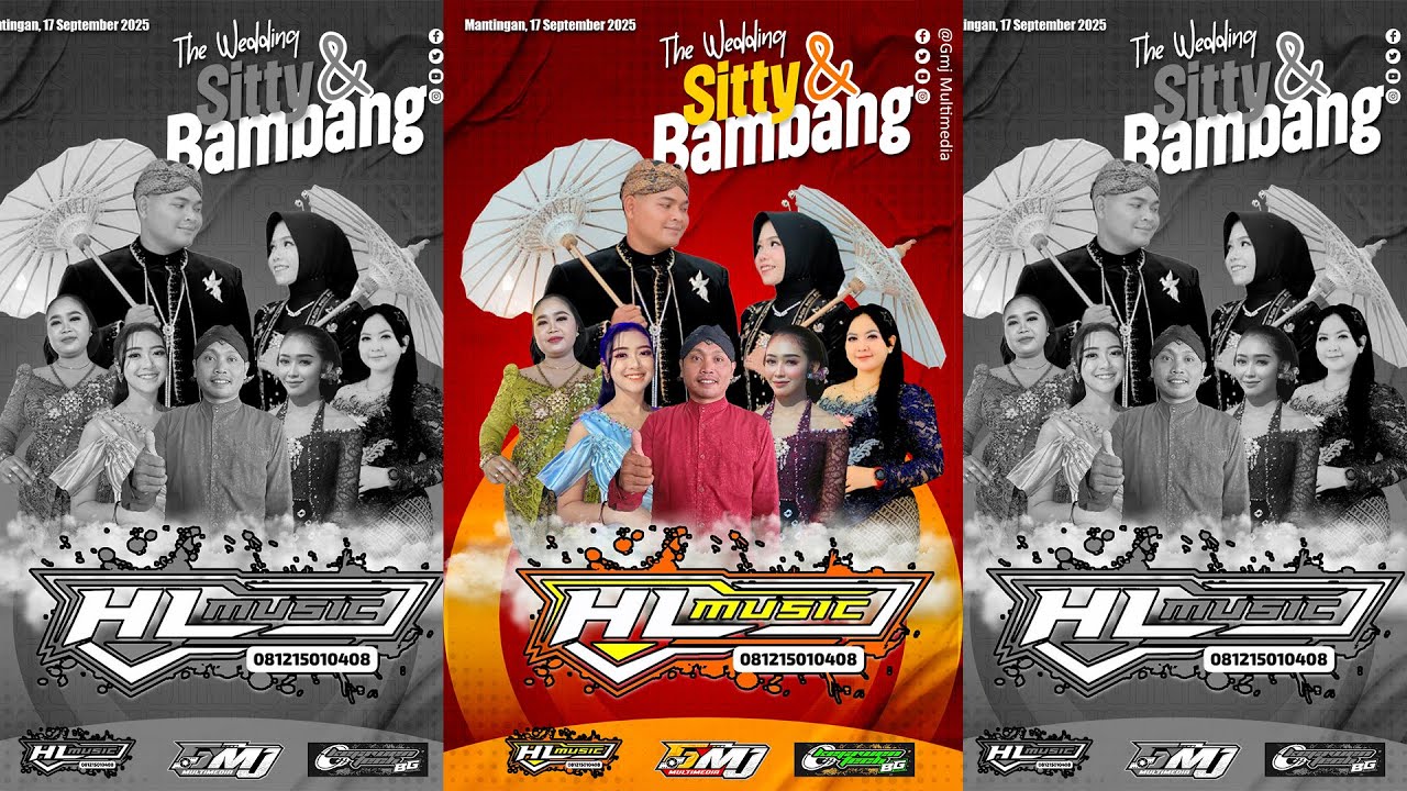 🔴 LIVE CAMPURSARI HL MUSIC - BG AUDIO SOUNDSYSTEM - GMJ MULTIMEDIA || WEDDING BAMBANG & SITTY