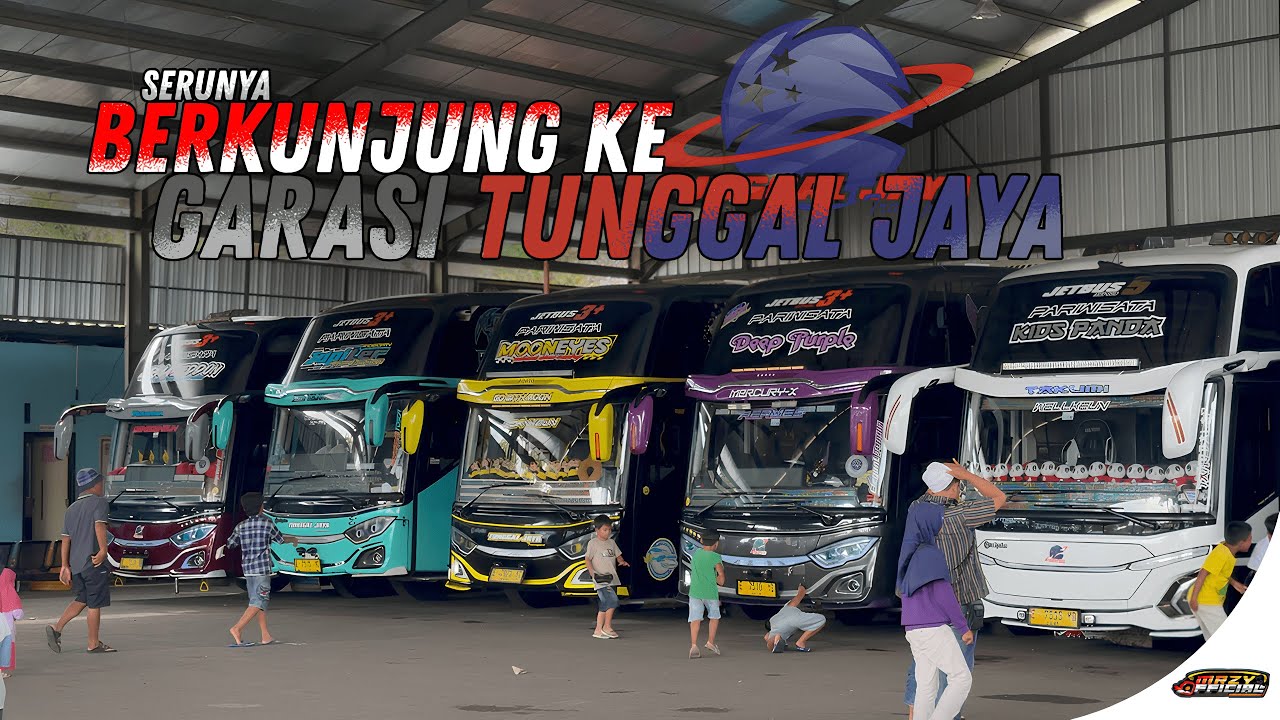 REVIEW DAN KELILING DI GARASI TUNGGAL JAYA BANYAK BUSNYA❗❗❗