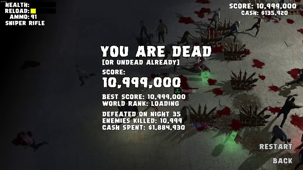 Yet Another Zombie Defense HD 2019 Night 35