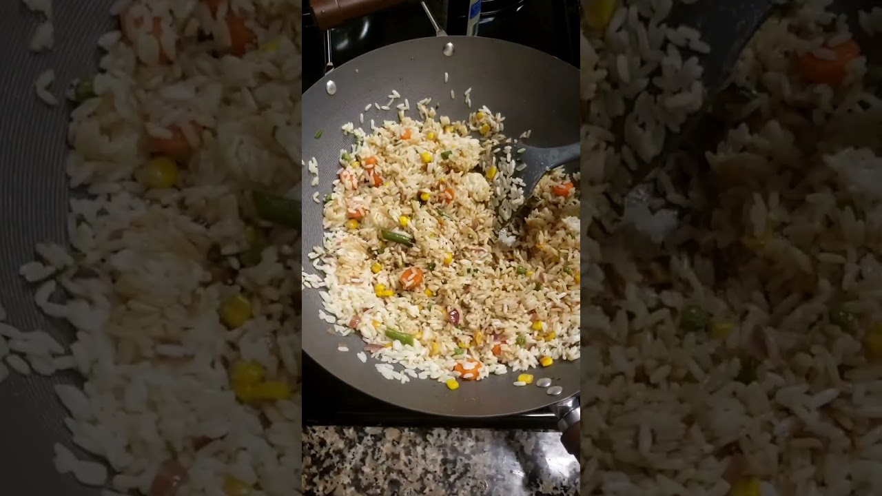 How to make shrimp fried rice 