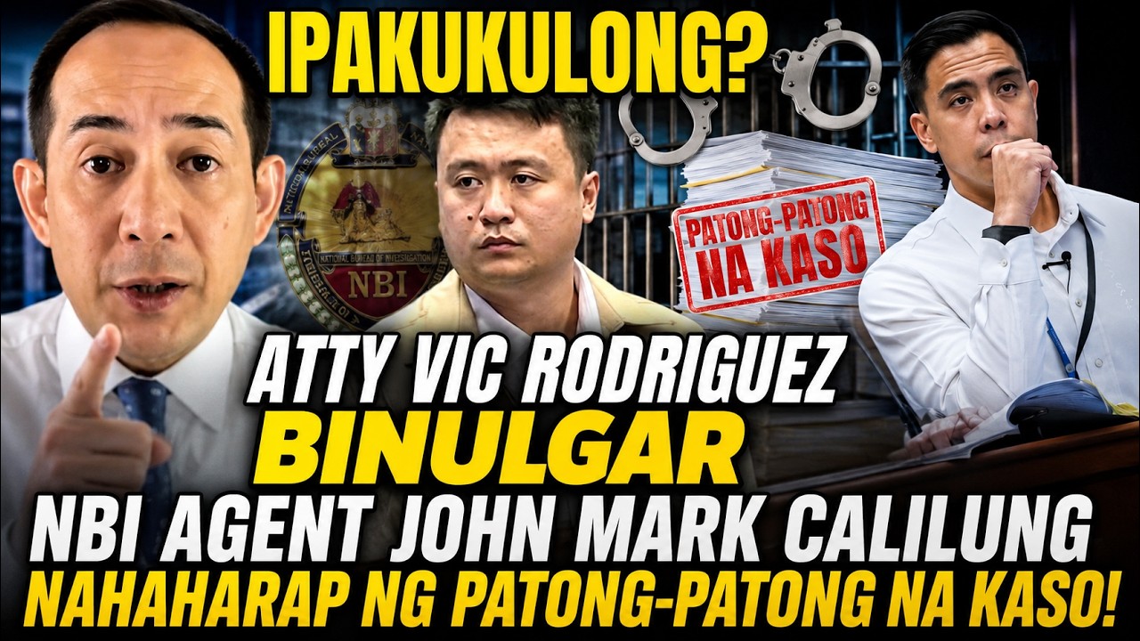 IPAKUKULONG?  NBI AGENT JOHN MARK CALILUNG NAHAHARAP NG PATONG-PATONG NA KASO!