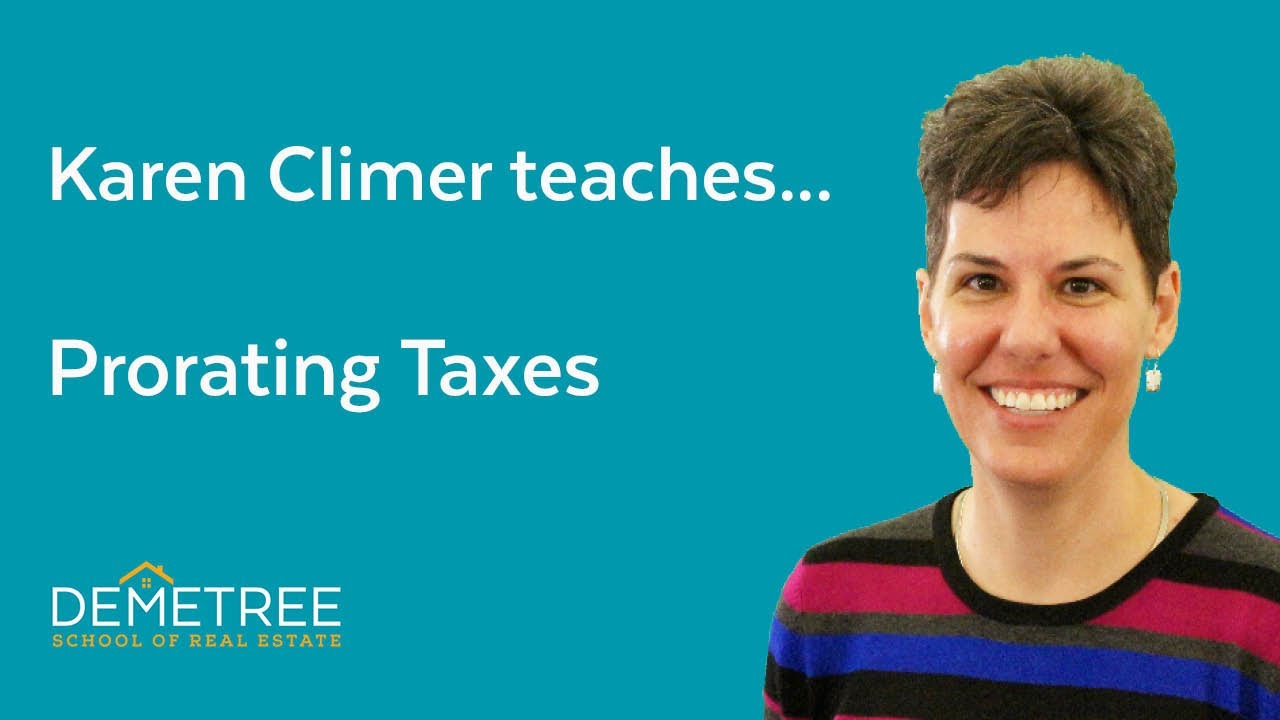 Florida Real Estate Exam Sample Question - Prorating Taxes (Simplified!)