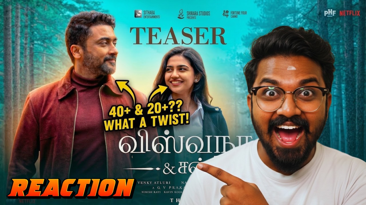 Vishwanath and Sons TEASER REACTION | Suriya, Mamitha Baiju | GV Prakash | Naga Vamsi | Venky Atluri