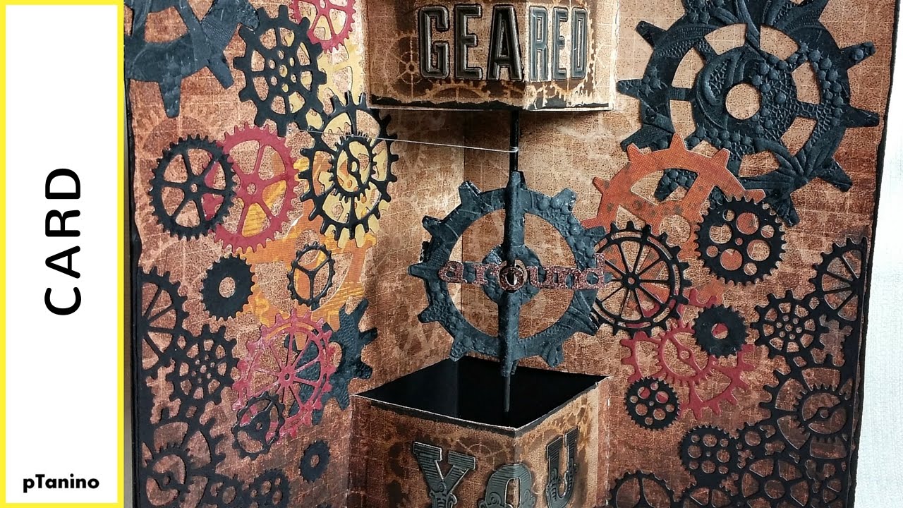 Guy Card Collab Spinning Gear Motion Steampunk Best of Times