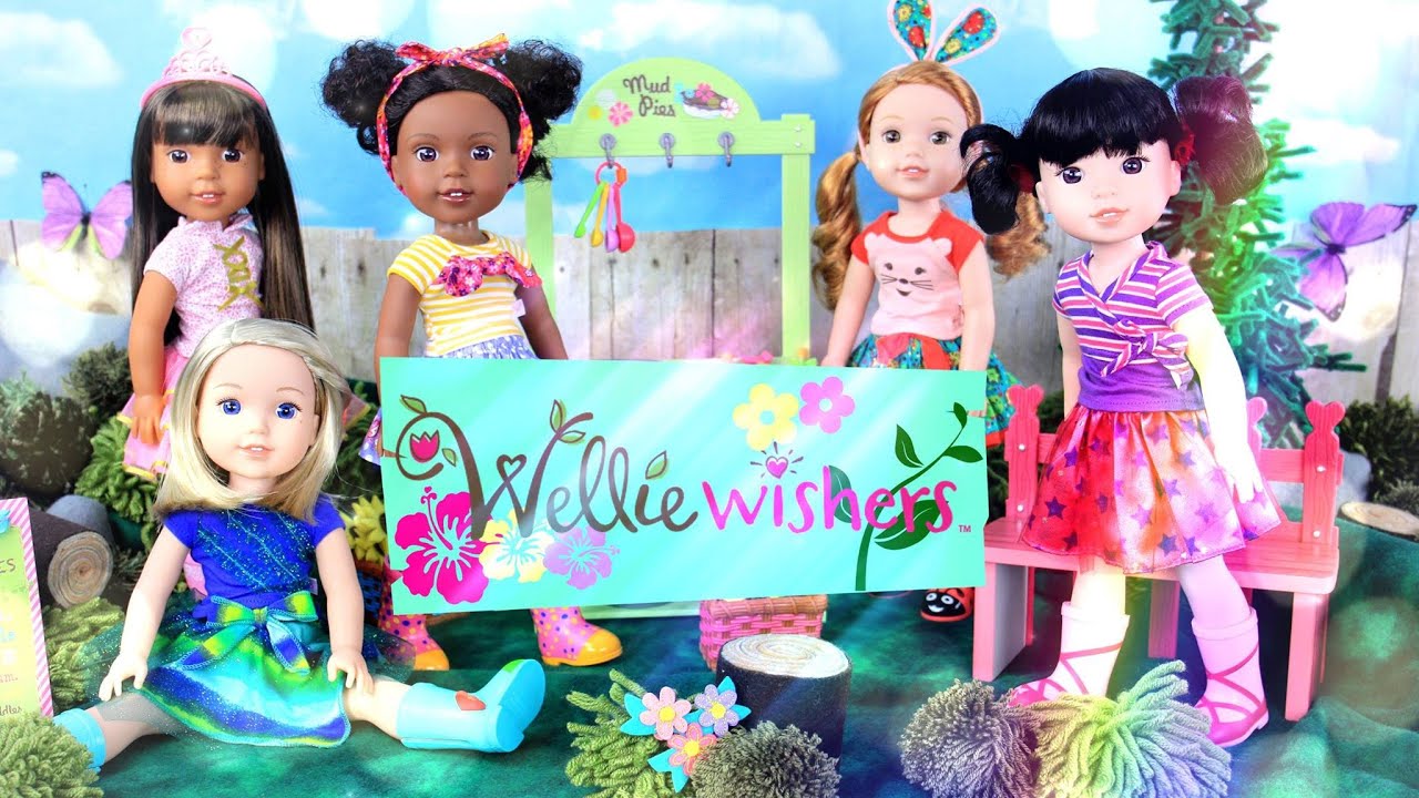 Doll Review: TOYS - AMERICAN GIRL WELLIE WISHERS - plus Playhouse - 4K