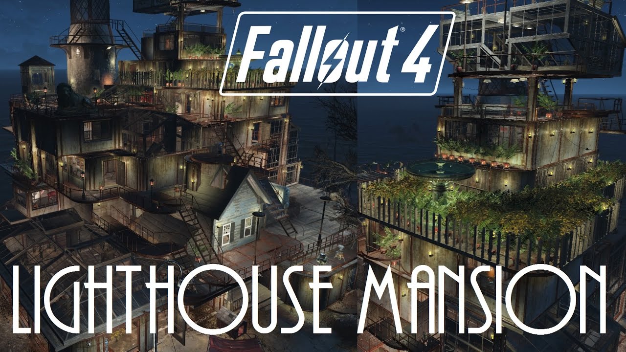Kingsport Lighthouse Luxury Home Tour - Fallout 4 settlement
