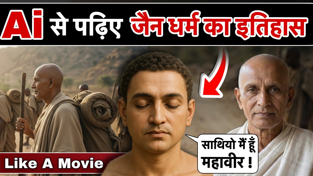 जैन धर्म का इतिहास | Ai Video | Complete Jainism History | Mahavira | #aihistory  #jaindharm #upsc