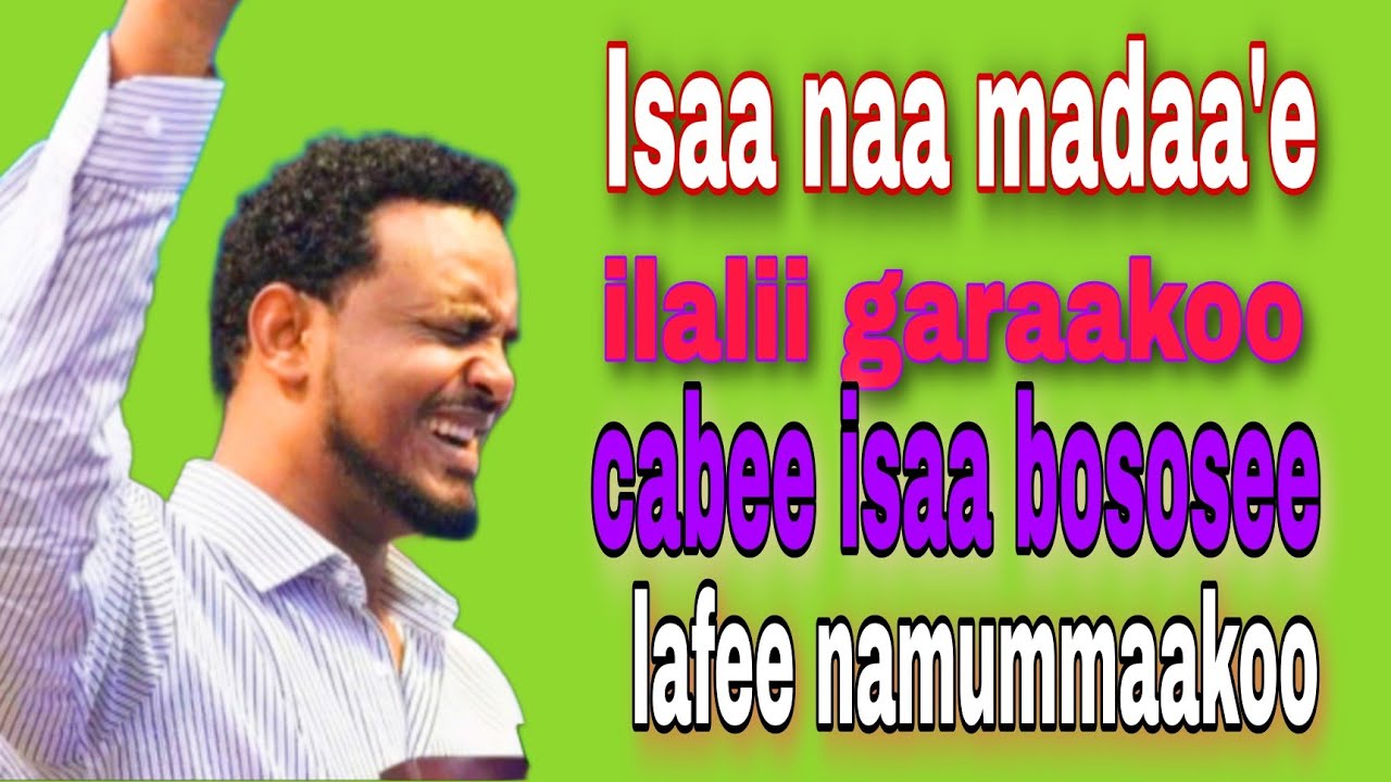 Isa naa madaa'ee ilaali garaakoo cabee isaa bosisee lafee namummaakoo😭 #Faarfannaa-#Afaan-#Oromoo