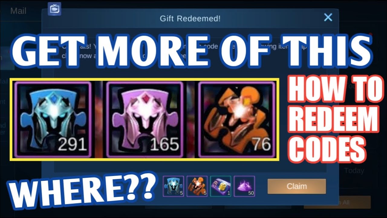New Redemption Code - Where To Get? | How To Redeem Codes || Mobile Legends
