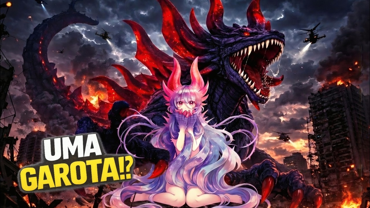 VOCÊ NÃO ESTÁ PREPARADO PARA ESSE ANIME DO GODZILLA | KAIJU GIRL CARAMELISE