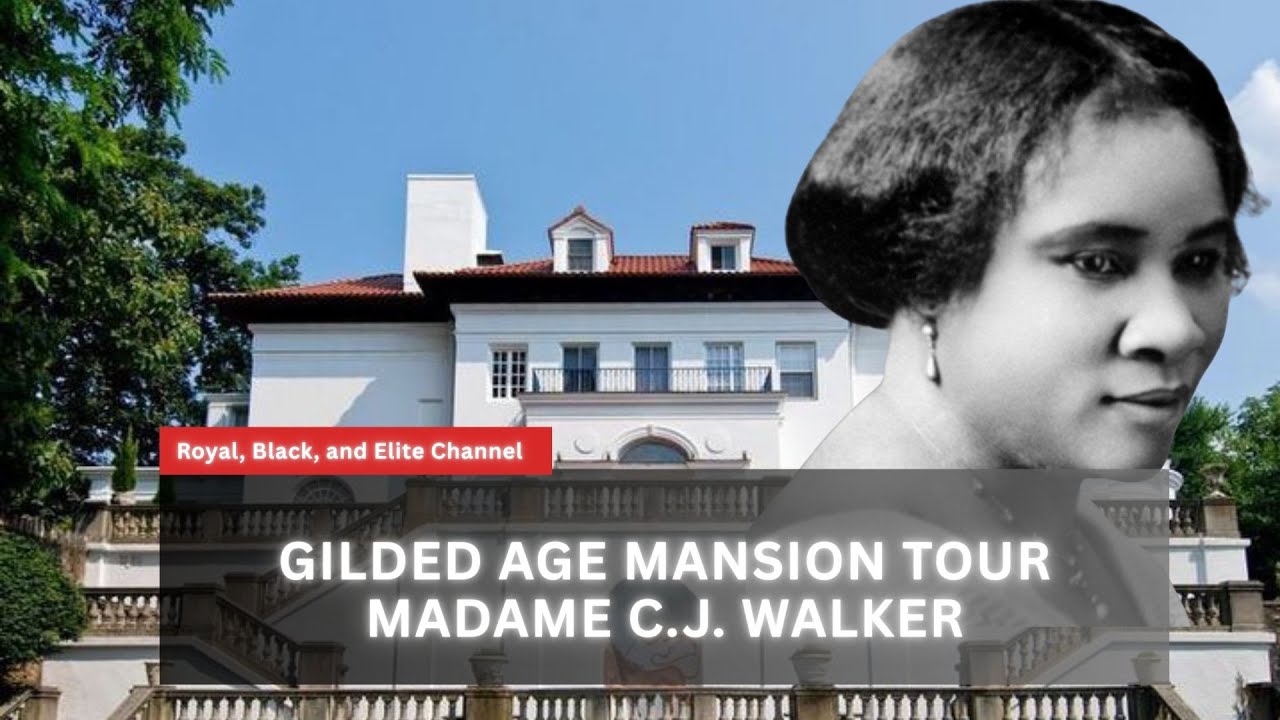 Gilded Age Mansion Tour of Villa Lewaro - Madame CJ Walker's Mansion and Its Condition Today