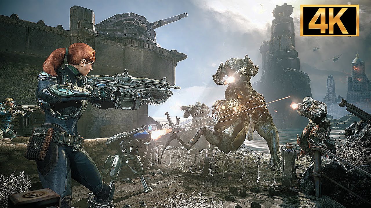 COG Amphibious Assault | Battle of Onyx Point | Gears of War Judgment