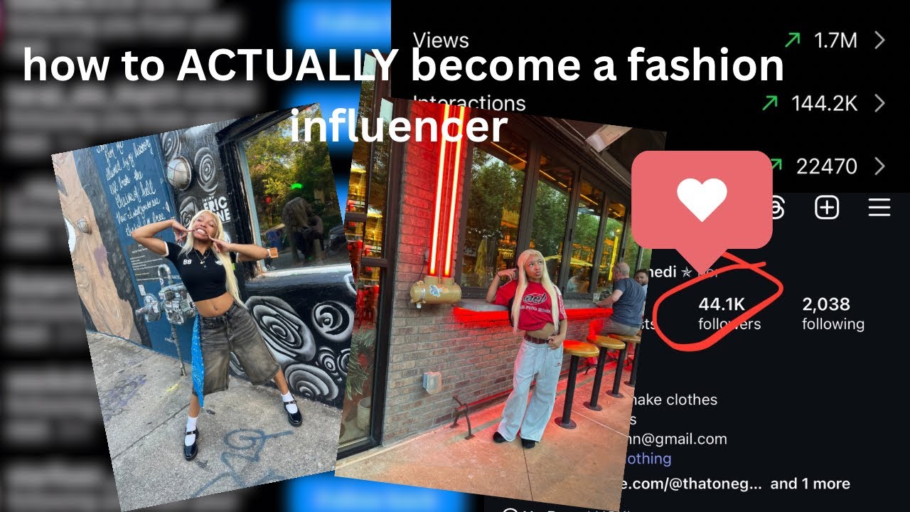 how to actually become a fashion influencer + grow on instagram | things they don't tell you