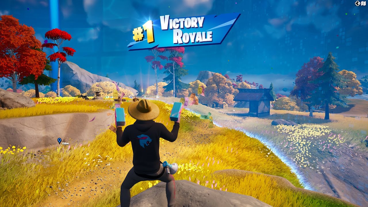 MRBEAST SKIN IN FORTNITE GAMEPLAY!! MRBEAST BUNDLE #EpicPartner