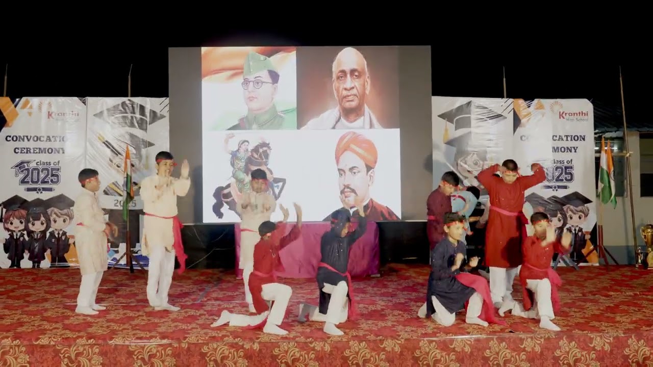 🎉 Kranthi High School Kavuluru Presents: Etthara Jenda Dance Tribute | RRR Song Convocation day