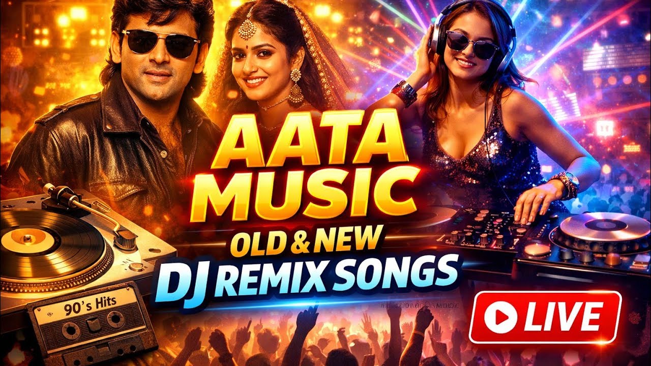 🔥 AATA MUSIC LIVE | Old & New DJ Remix Songs 🎧 Nonstop Party Mix