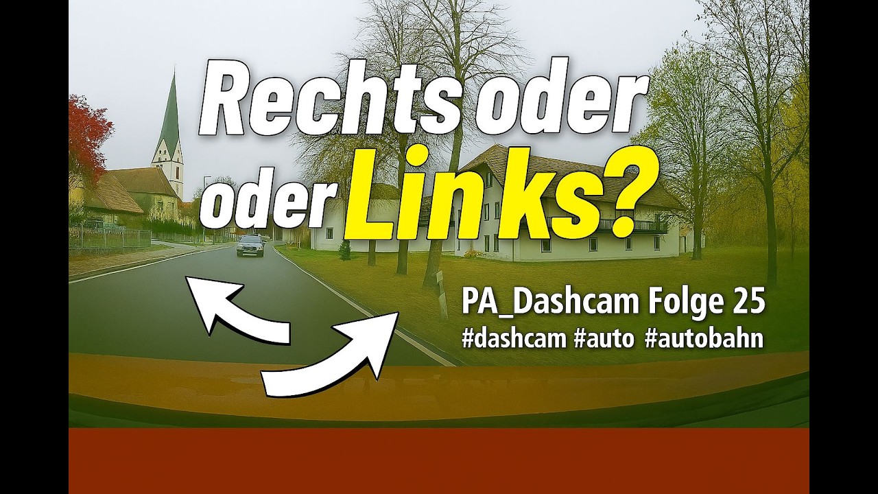 Rechts rum oder doch Links? | PA_Dashcam Folge 25 | #dashcam #auto #autobahn