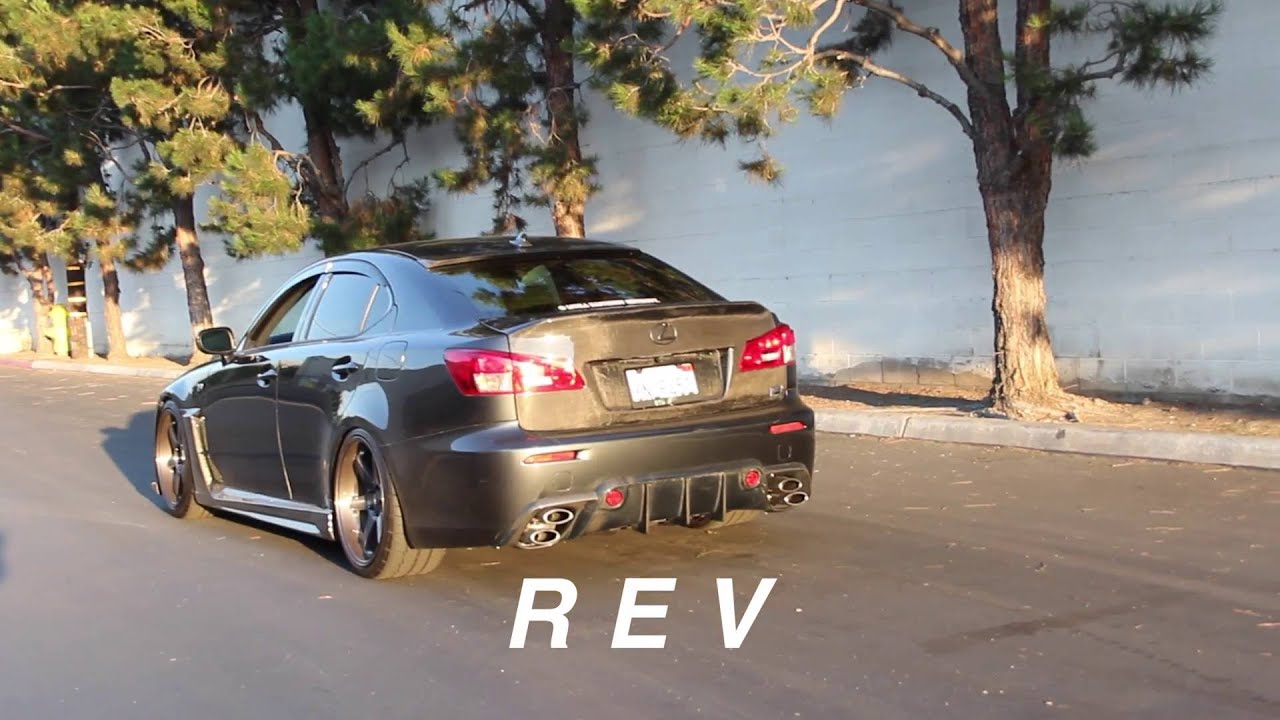 Lexus ISF: Hayward & Scott Exhaust Rev & Fly-By