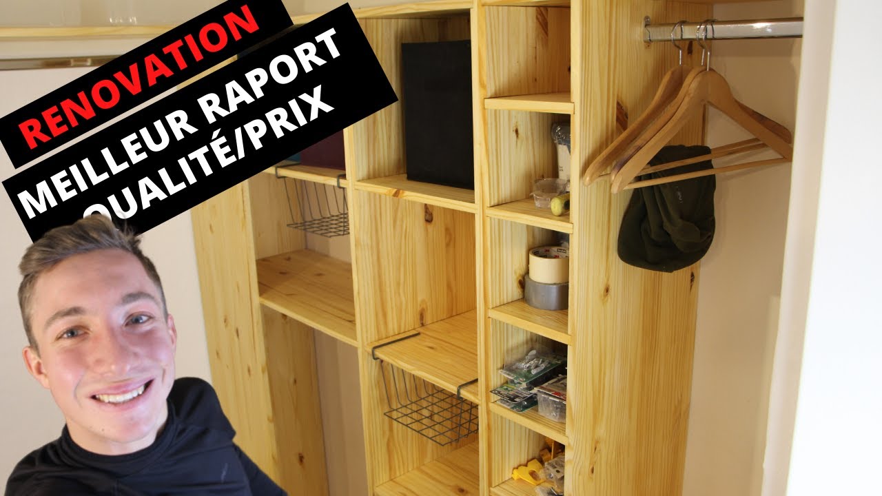 Comment fabriquer un dressing d'excellent rapport qualité/prix ? RENOVATION APPARTEMENT