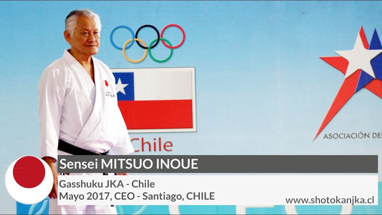 Extracto Gasshuku JKA Chile 2017 - Sensei Mitsuo Inoue (日本空手協会)