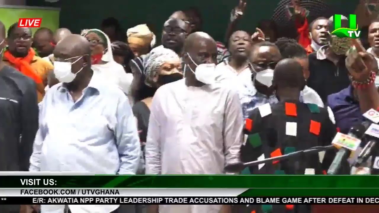 NDC Holds Press Conference On Election 2020 Results
