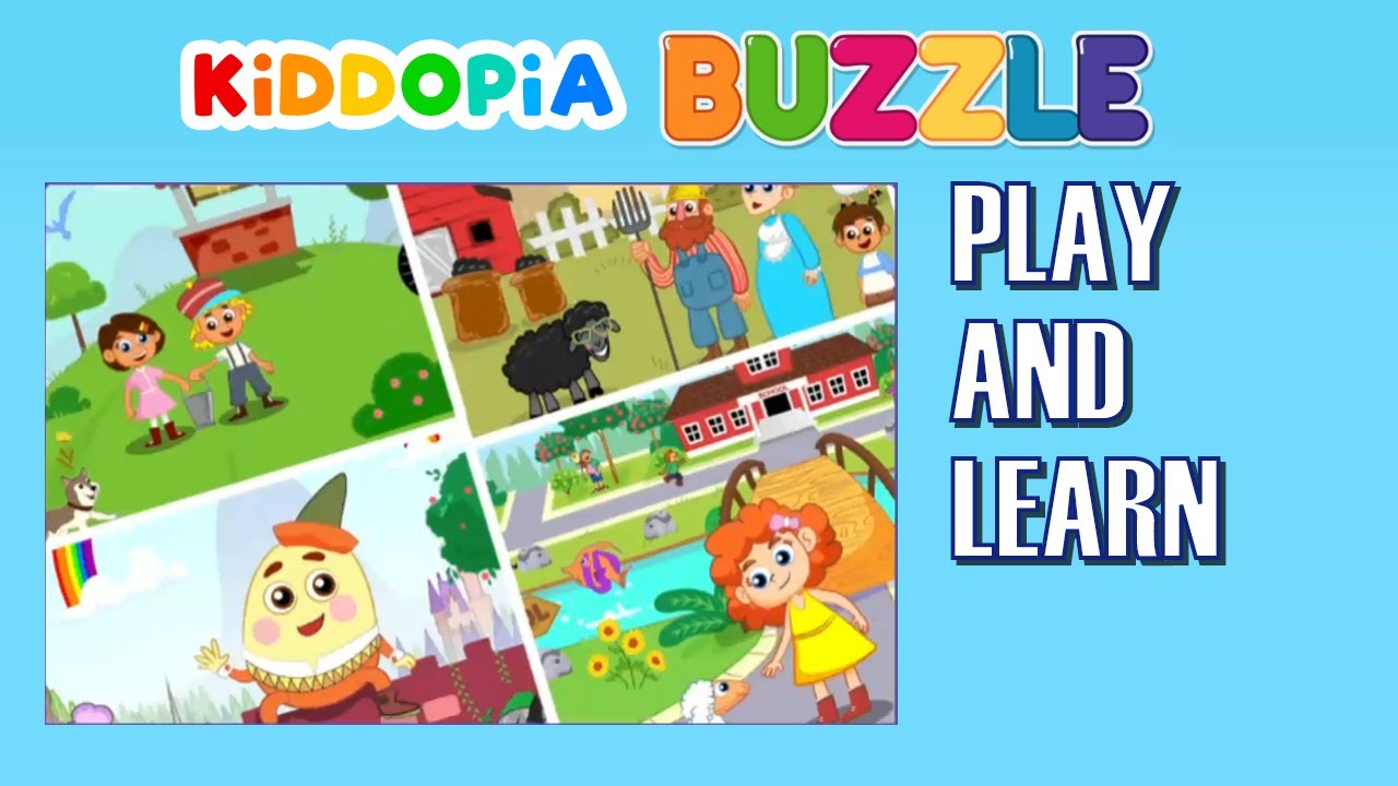 Nursery Rhyme with Puzzle | Kiddopia Buzzle
