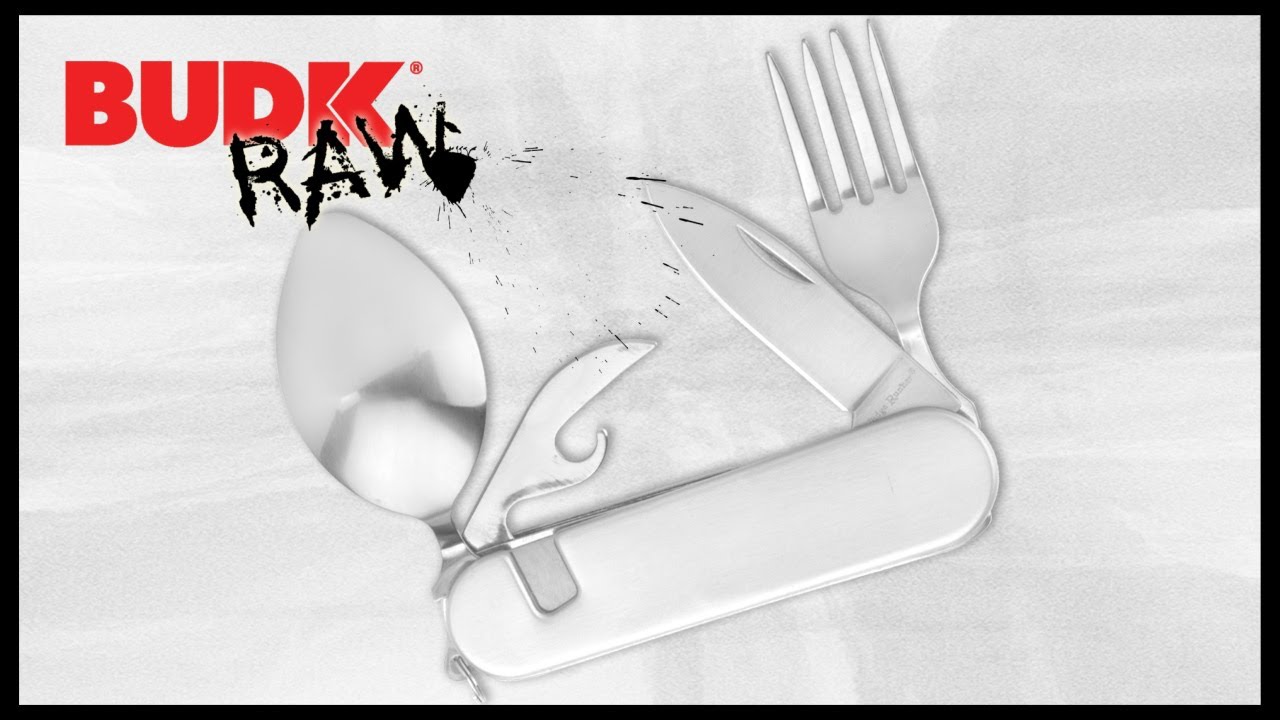Camp Tool with Knife, Fork, Spoon and Can Opener