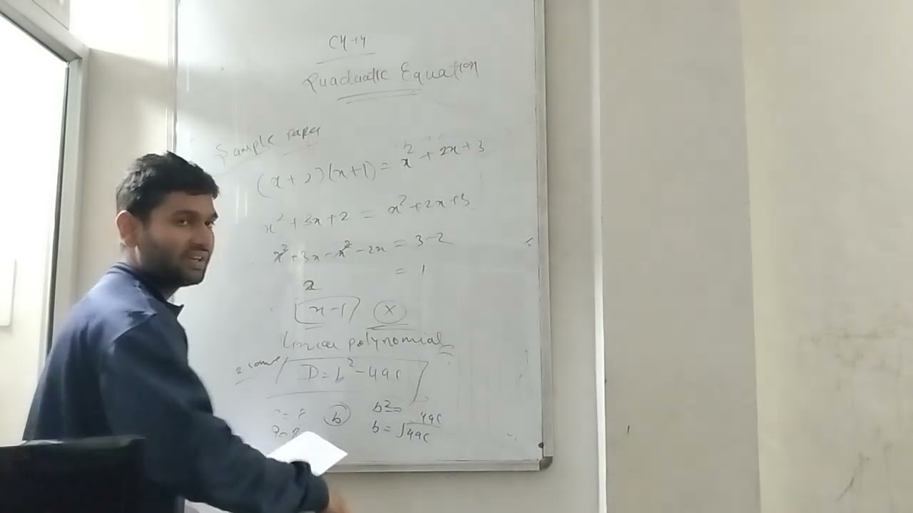 Quadratic equations part 3