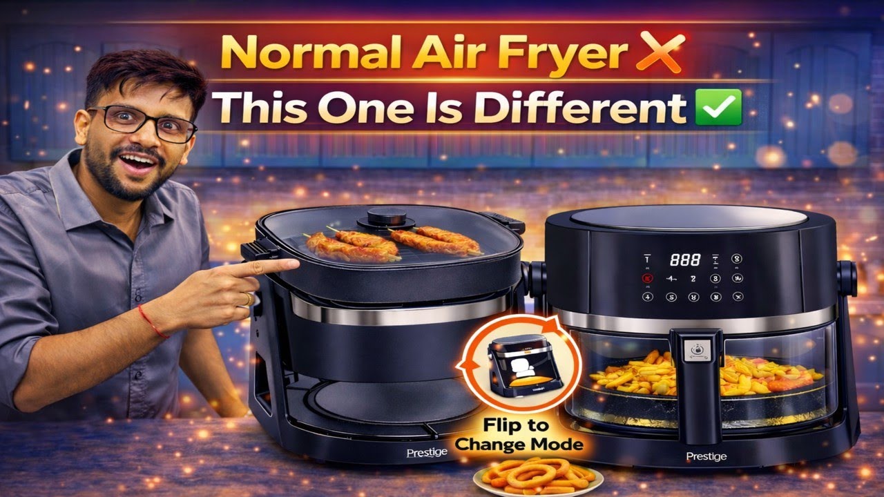 Prestige AirFlip Air Fryer Review | Fry, Grill aur Baking Ek Machine Me | Best Airfryer In INDIA
