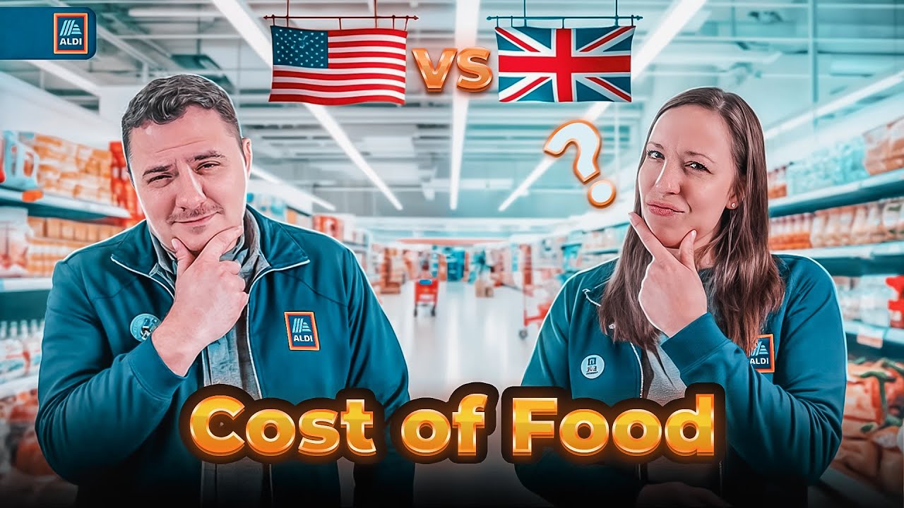 НАСКОЛЬКО ДЕШЕВЛЕ В ВЕЛИКОБРИТАНИИ?! 🤯 РЕАКЦИЯ АМЕРИКАНЦЕВ НА РАЗНИЦУ ЦЕН В ALDI В БРИТАНИИ И США!