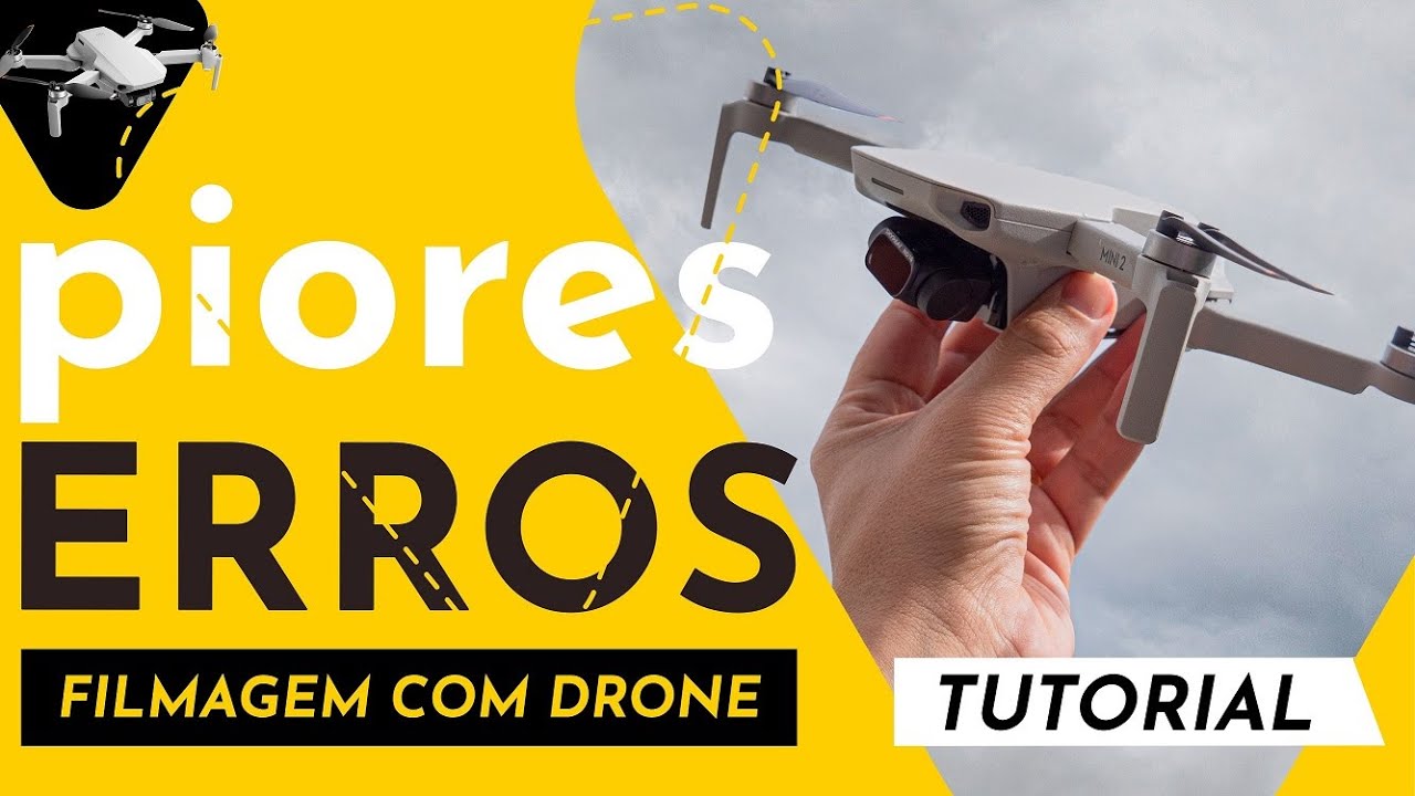 9 piores ERROS de iniciantes com DRONE, como evitar - Dicas de FILMAGEM │TUTORIAL DJI Mini 2